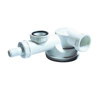 Wirquin 31000006 31000006-Sifón Fregadero 1 Bandeja, Blanco