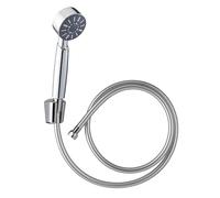 Wirquin 60720871 Combine trío Easy 1 Jet Stop Flexible PVC Silver 1 m 75, Cromado