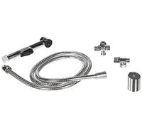 Wirquin 60720898 SHATTAF - Asiento para inodoro (acero inoxidable)