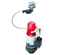 Wirquin - Mecanismo doble caza mecánica BP 3/6L, color blanco y rojo