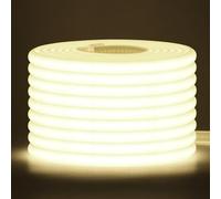 Wisada 220V COB LED tira de neón，10m blanco natural 4000K，Recortable, impermeable y flexible，Diseño DIY，Ideal para decorar dormitorios, salones, salas de juegos, cocinas y tiendas