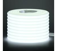 Wisada 220V COB LED tira de neón，20m luz blanca 6000K，Recortable, impermeable y flexible，Diseño DIY，Ideal para decorar dormitorios, salones, salas de juegos, cocinas y tiendas