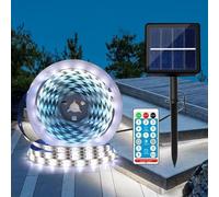 Wisada 5V Solar LED Strip Lights 3m,60leds/m Solar Tira de led con Usb Powered Flexible Impermeable Cuerda Luces con mando a distancia, luces de la tira para el jardín Casa Patio Casa Decoración