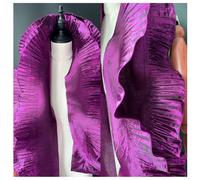 Wisafory 1 metro de borde de encaje con volantes, organza, tela de volantes, chiffon, tul, borde de encaje, adorno de encaje para coser, accesorios decorativos para coser en vestidos, bolsos, adornos