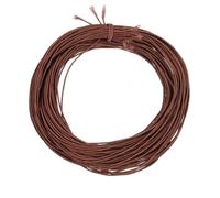 Wisafory 1 mm x 100 yardas banda de goma elástica hilo pulsera cuerda arco iris cuerda de perlas bandas de goma para manualidades pulseras collares fabricación de joyas café