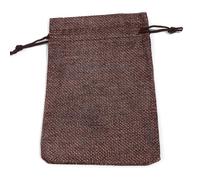 Wisafory 10 bolsas de yute pequeñas con cordón, bolsas de tela multicolor, para bodas, fiestas, Navidad, manualidades, café, 13 x 18 cm