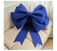 Wisafory Lazos Gran Lazo Rojo Lazo Decorativo para Coche Lazo de Regalo Lazos Gigantes para Decoración de Coche para San Valentín, Boda, Navidad, Cumpleaños Azul Oscuro 50cm