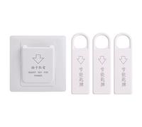 Wisboey Interruptor de Tarjeta Magn¨¦Tica de Hotel de Interruptor de Ahorro de Energ¨ªA de Inserci¨®N para Alimentaci¨®N 3 Tarjetas