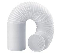 Wisboey Manguera de Escape 130 Mm, Manguera de Escape para Acondicionado, Manguera de PVC, Tubo de Acondicionado, Manguera de Ventilaci¨®N, Retr¨¢Ctil 2 M