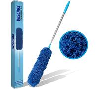 WISCHOX© Plumero atrapapolvo I Plumero de Microfibra I Escobilla Lavable I Extra Larga 40-280 cm I Plumero telescopico Extensible