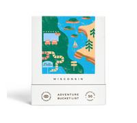 Wisconsin Adventure Bucket List: 50 Scratch-Off Cards for Outdoor Activities Tourist Attractions and Road Trips - Perfect Travel Gift and Guide for