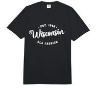 Wisconsin Estado de América Estados Unidos País Comfort Colors Adult Heavyweight T-Shirt