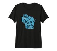 Wisconsin Estados Unidos América Estado Camiseta Premium