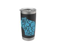 Wisconsin Estados Unidos América Estado Vaso térmico de acero inoxidable de doble pared