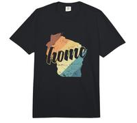 Wisconsin Home Estados Unidos América Estado Comfort Colors Adult Heavyweight T-Shirt