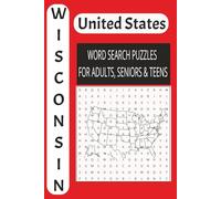 Wisconsin Word Search Puzzle Book: The Badger State Word Search Puzzle Book; A Puzzler's Tour of Wisconsin