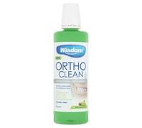 Wisdom Enjuague bucal Ortho Clean de 500 ml - Paquete de 1