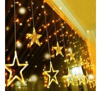 wisdom line - Guirnalda luminosa LED, 238 LED, color blanco cálido, 4.7 m, cortina luminosa conectable, 8 modos de iluminación, decoración interior/exterior para Navidad, boda, ventana, jardín