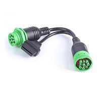 WISDOMHOOD Cable divisor de puerto SAE J1939 tipo 2 macho a hembra a OBD2 hembra