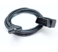WISDOMHOOD Cable OBD2 para libro de registro PT30 ELD, ECM/DOT-cuadrado, negro, resistente, cable OBDII