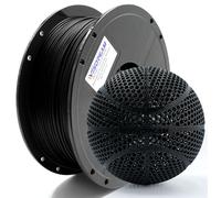 WISDREAM FlexiTough - Filamento flexible, negro, desarrollado específicamente para pelotas de baloncesto sin aire impresas en 3D, 1,75 mm, 1 kg, compatible con la mayoría de impresoras FDM