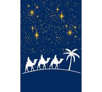 Wise Men on the Way: x6X9 BLANKED LINED NOTEBOOK/JOURNAL