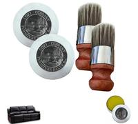 Wise Owl - Bálsamo para muebles, bálsamo para muebles con cepillo de cerdas de jabalí, limpiador de cuero multiusos, hidratación de larga duración para evitar la sequedad y el agrietamiento (2