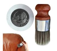 Wise Owl Furniture Ungüento, Abrillantador De Muebles con Cera De Abejas, Ungüento Y Cepillo para Muebles De Cuero, Abrillantador De Pisos De Madera, Acondicionador Restaurador De Cuero Seguridad