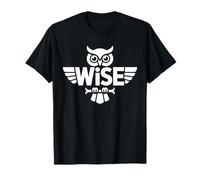 Wise Owl Word Art - Diseño de Maestros y Abuelos Camiseta