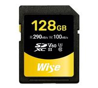 Wise SDXC UHS-II V60 128GB R:290MBs / W:100MBs WI-SD-S128 Marca