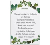 Wise Tree Poetry Print Poster Decor for Home Office