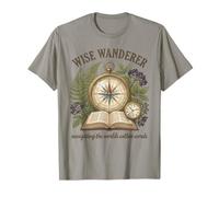 Wise Wanders navegando por los Mundos con Palabras Camiseta