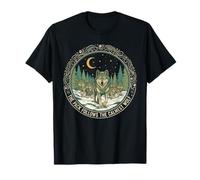 Wise Wolf Lover Calm Leadership Animal Pack Nature Art Camiseta