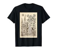 Wise Woman Mandrake Herb Garden Medieval Botanical Camiseta