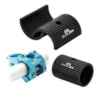 Wisebom 2 Piezas Manillar de Bicicleta Shims, Adaptadores Espaciador Manillar de Bicicleta, Aleación de Aluminio Cuñas de Conversión para Manillar de Bicicleta, Reductor de Manillar 25,4 a 31,8 mm