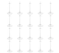 Wisebom 20 Piezas Soporte para Muñecas, Soporte de Muñeca de Plástico, Soporte de Exhibición de Muñecas para Accesorios de MuñEcas Maniquí, Soporte para Figuras de Acción para Muñecas de 9-11 Pulgadas