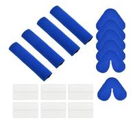 Wisebom Almohadillas Cómodas para Correas CPAP, 4Pcs Paquetes de Fundas para Correas CPAP + 6Pcs Almohadillas Nasales para Máscara CPAP, Almohadillas Faciales CPAP Reducir la Presión