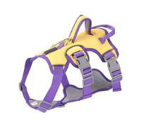 Wisebom Arnés para Perros a Prueba de Escapes, Soporte Múltiple, Transpirable, Durable, Chaleco Ajustable para Caminar, Entrenar y Correr (Amarillo, S)