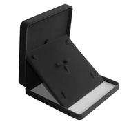 Wisebom Conjunto Joyas Terciopelo, Set de Joyería Caja Almacenamiento Joyas Caja de Regalo Terciopelo Conjunto de Joyas para Mujeres Collar de Joyas Pendientes Anillo (Negro)