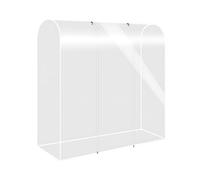 Wisebom Funda Perchero, Transparente Funda Protectora de Ropa para Ropa 120×50×150 cm Funda Protectora para Perchero Cubierta de Polvo de Ropa, Fundas de Ropa para Evitar Polvo y Suciedad