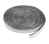 Wisebom Junta Refractaria Chimenea, 3mmx12mmx4m Cuerda de Sellado Junta Fibra de Vidrio para Chimenea Autoadhesiva Resistente Al Calor para Chimenea Estufas de Leña
