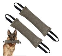 Wisebom Mordedor de Entrenamiento 2 Pcs con 2 Asas - Juguete Salchicha para Perros Medianos a Grandes