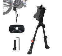 Wisebom Soporte de Bicicleta Ajustable 35-40cm, Patas de Cabra para Bicicleta Antideslizantes, Caballete Central para Bicicleta Herramientas y Tornillos
