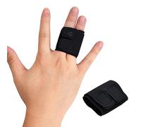 Wisebom Soporte para Mangas de Dedos, Manga de compresión para Dedos, Finger Férulas Finger Support Férula de Dedo Finger Brace para Artritis Dolor Lesiones (Double)