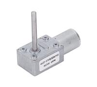 Wisecoco DC Gear Motor, DC 24V M6 X 50mm 6RPM Aluminio Latón Geared Motor Reductor De Tornillo Sin Fin para Abridor De Ventanas