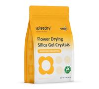 wisedry Gel de silice para secar Flores, Gel silice Secado Flores Reutilizable, Cristales con indicador de Color 0,9 kg (2 LBS)