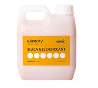 wisedry Perlas Desecantes de Gel de Sílice Reutilizables a Granel con Indicación de Color de Naranja a Verde - 0,9kg (2 LBS), Tamaño de la Perla 2-4 mm, Recargable