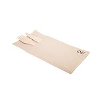 wisefood Servilletas de papel rectangulares de color marrón natural, 250 unidades, 20 x 10 cm, 2 capas, 18, plegables, para fiestas, cumpleaños, celebraciones, servilletas de mesa reciclables y