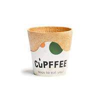 Wisefood Vasos de café para llevar comestibles, 10 unidades de 110 ml, alternativa ideal a los vasos de plástico, vasos de papel o vasos desechables