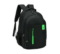 WISEHUBY Mochila Oxford impermeable para hombre, mochila de negocios, mochila de viaje, mochila de viaje para estudiantes de secundaria, Verde b, A